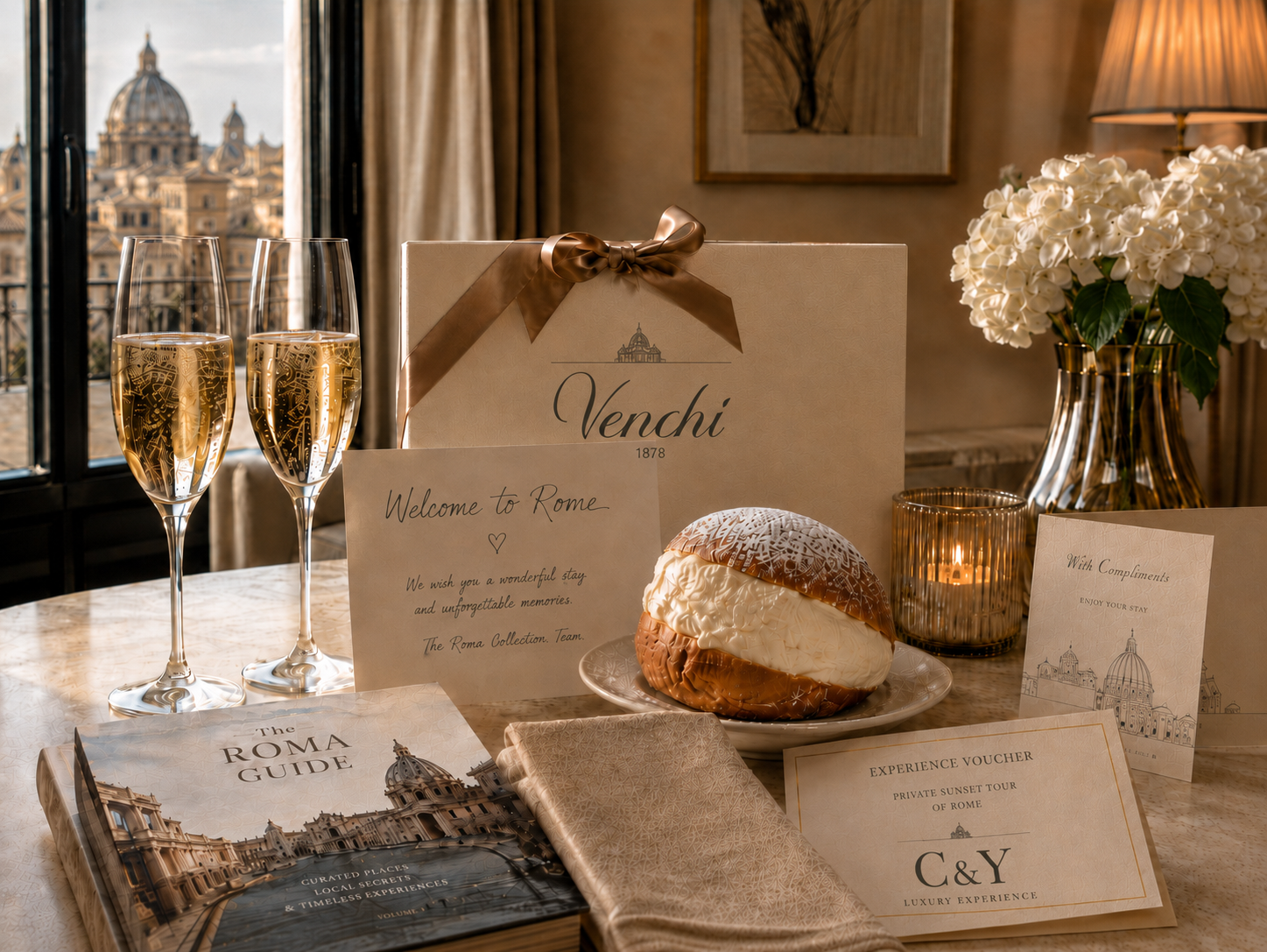 Welcome packages service