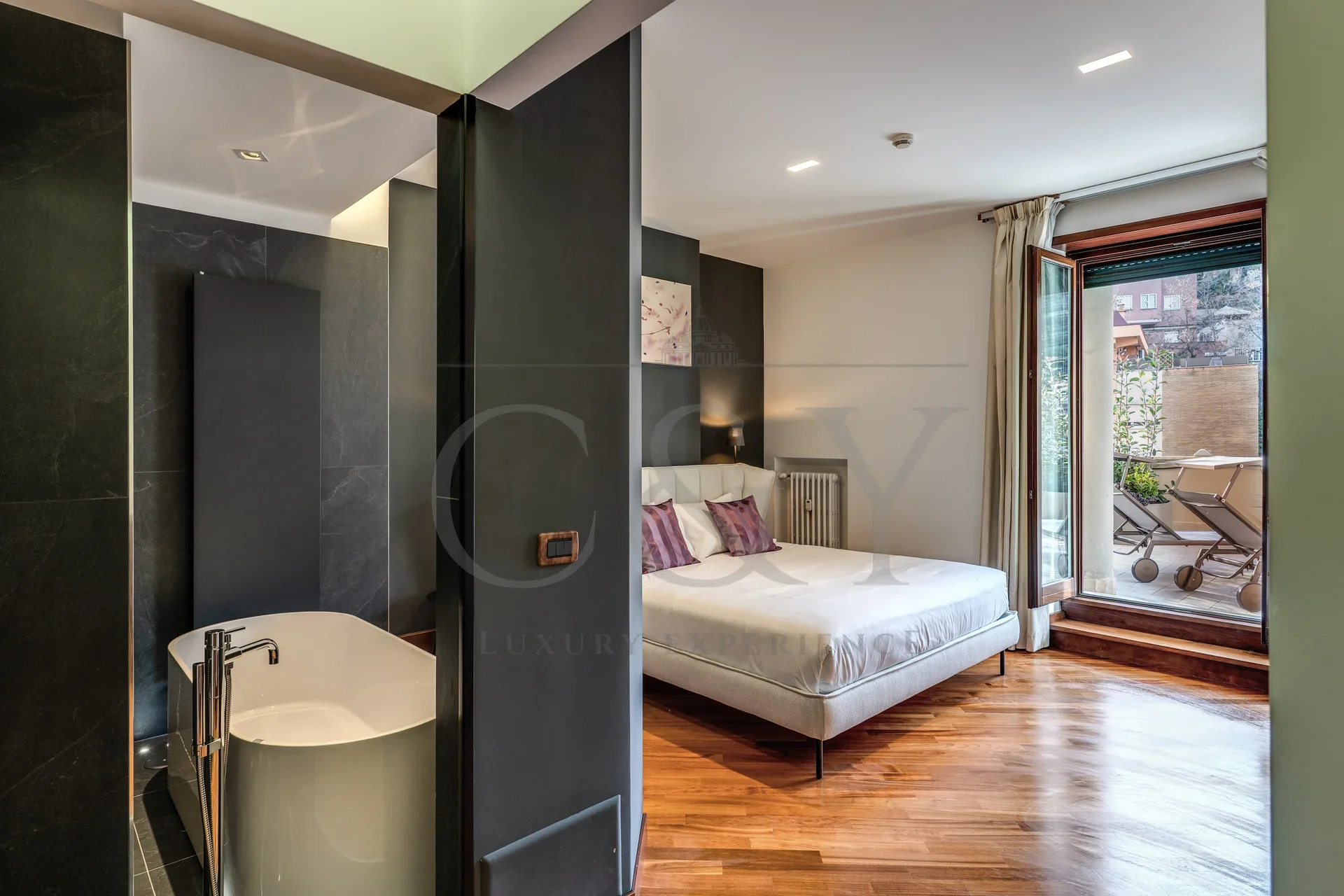 C&Y Roma - Suite with bathtub in the Trastevere apartment