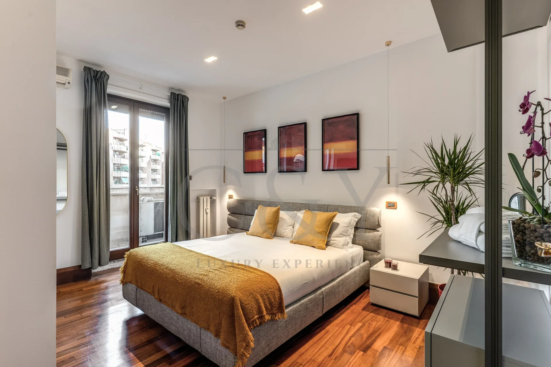 C&Y Roma - Bedroom in the Trastevere apartment