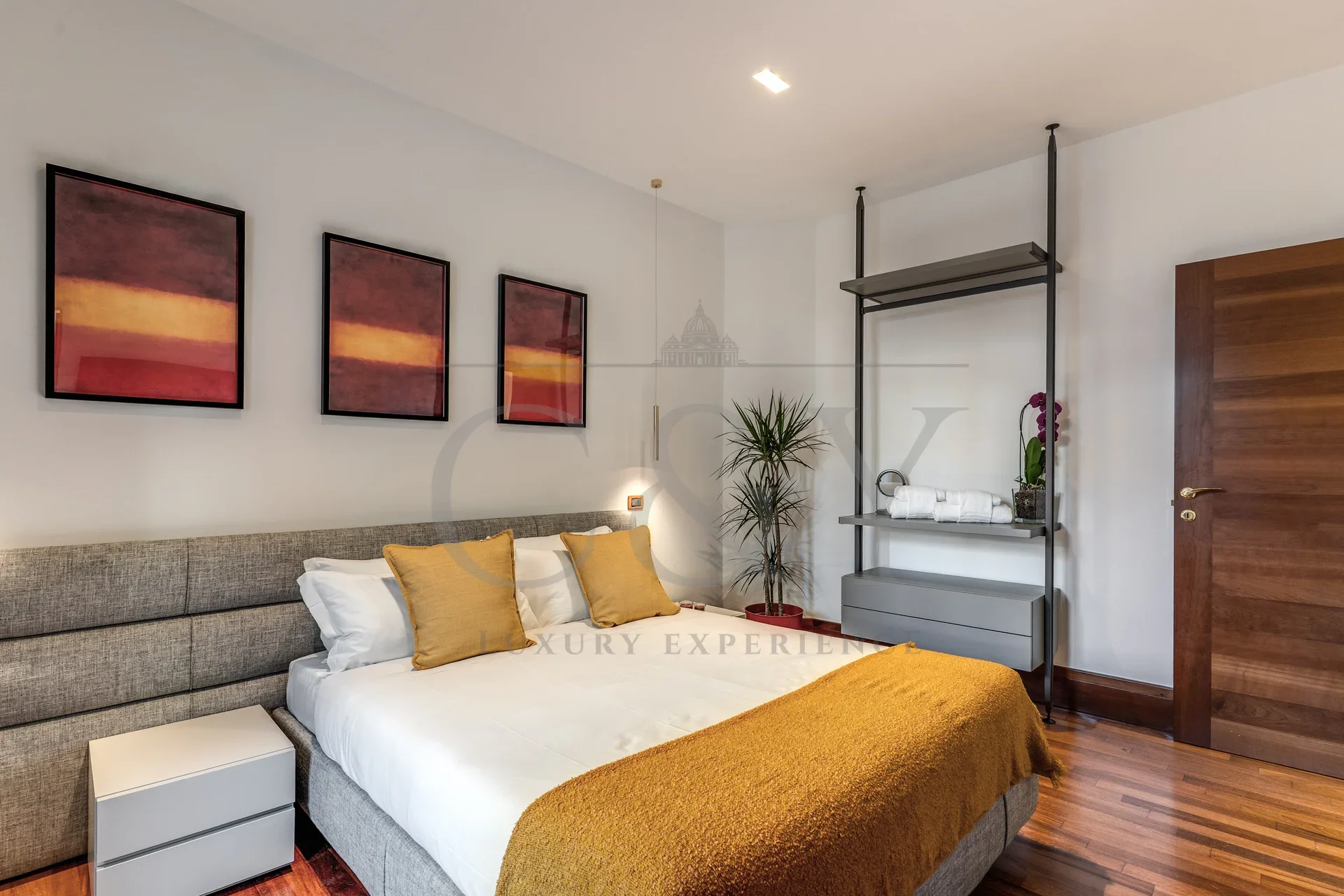 C&Y Roma - Camera da letto dell�appartamento Trastevere