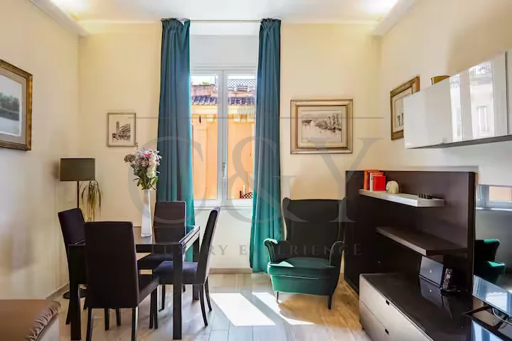 C&Y Roma - Zona living dell&rsquo;appartamento Vaticano